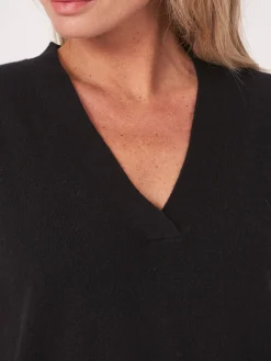 Armelloser Bio-Kaschmir-Pullover