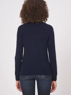 Basic Bio-Kaschmir-Pullover Mit Rundhalsausschnitt