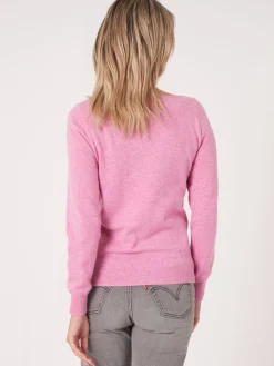 Basic Pullover Mit U-Boot-Ausschnitt Aus Bio-Kaschmir