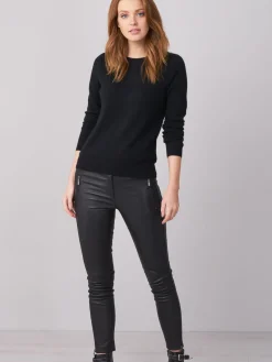 Basic Pullover Mit U-Boot-Ausschnitt Aus Bio-Kaschmir