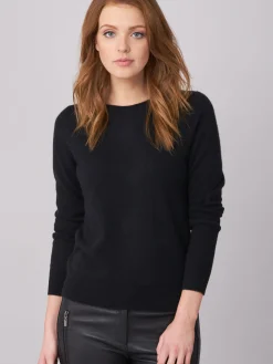 Basic Pullover Mit U-Boot-Ausschnitt Aus Bio-Kaschmir