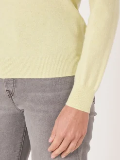 Basic Pullover Mit U-Boot-Ausschnitt Aus Bio-Kaschmir