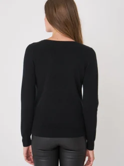 Basic Pullover Mit V-Ausschnitt Aus Bio-Kaschmir