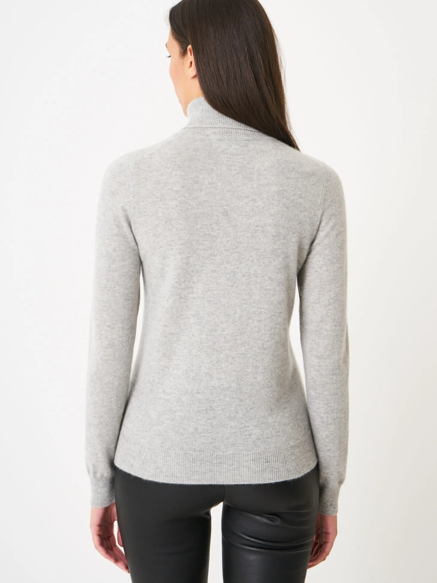 Basic Rollkragenpullover Aus Bio-Kaschmir