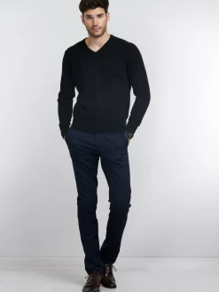 Basic V-Pullover Aus Kaschmir