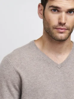 Basic V-Pullover Aus Kaschmir