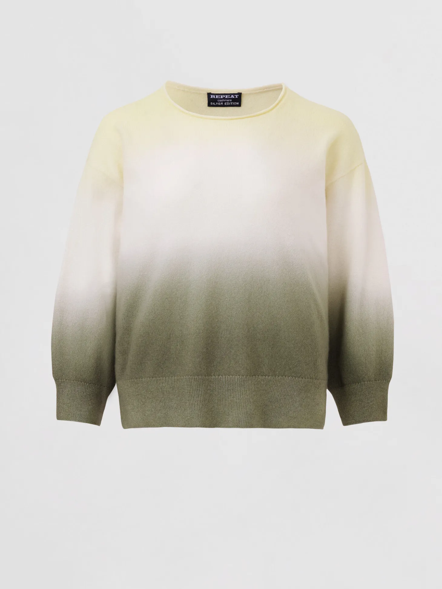 Bio-Kaschmir-Pullover Mit Dip-Dye-Druck