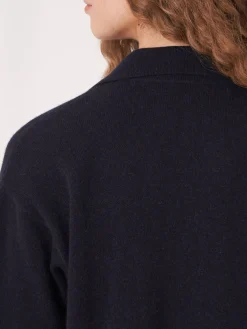 Bio-Kaschmir-Pullover Mit Polokragen Und Seitenschlitzen