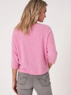 Bio-Kaschmir-Pullover Mit 3/4-Raglanarmeln
