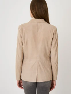 Blazer Aus Veloursleder
