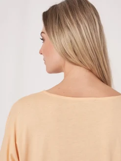 Fledermaus-Shirt Mit 3/4-Armeln
