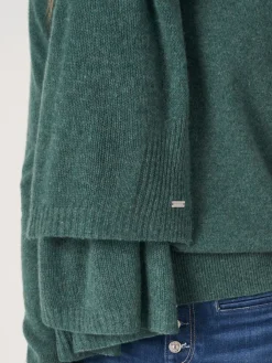 Groser Locker Gestrickter Schal Aus Bio-Kaschmir