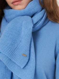 Groser Locker Gestrickter Schal Aus Bio-Kaschmir