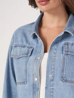 Hemdjacke Aus Denim