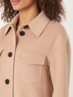 Hemdjacke Aus Wollmischung
