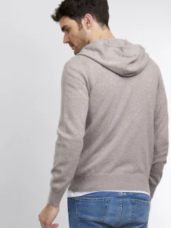 Hoodie Mit Reisverschluss Aus Kaschmir