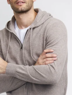 Hoodie Mit Reisverschluss Aus Kaschmir