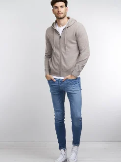 Hoodie Mit Reisverschluss Aus Kaschmir