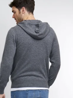Hoodie Mit Reisverschluss Aus Kaschmir