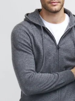 Hoodie Mit Reisverschluss Aus Kaschmir