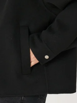Jacke Aus Wollmischung Mit Zwei-Wege-Reisverschluss