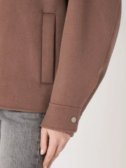 Jacke Aus Wollmischung Mit Zwei-Wege-Reisverschluss