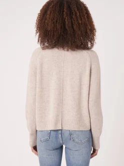 Kaschmir-Strickjacke Mit Raglanarmeln