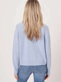 Kaschmir-Strickjacke Mit Raglanarmeln