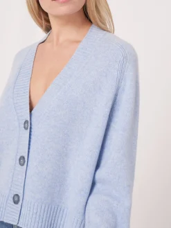 Kaschmir-Strickjacke Mit Raglanarmeln
