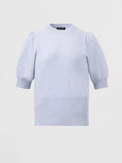 Kurzarm-Pullover Aus Kaschmir-Seidenmischung