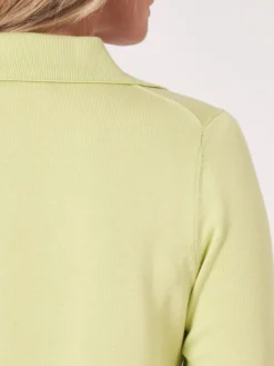 Kurzarm-Strickjacke Mit Rollkragen