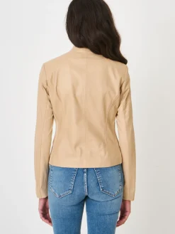 Kurze Lederjacke