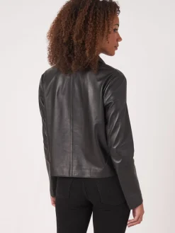 Lederjacke Mit Knopfen