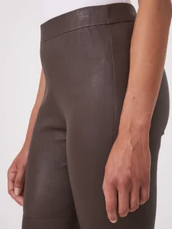 Leder-Leggings