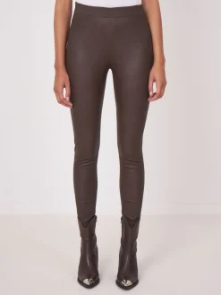 Leder-Leggings