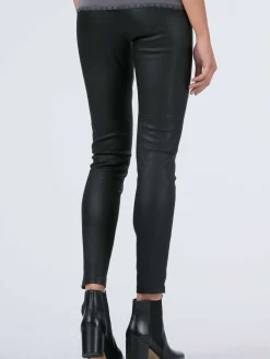 Lederleggings