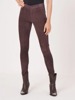 Leggings Aus Wildleder