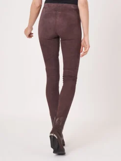 Leggings Aus Wildleder