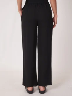 Locker Geschnittene Seidenhose