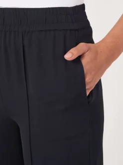 Locker Geschnittene Seidenhose