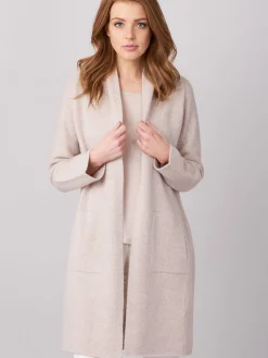 Luxuriose Grobstrickjacke Aus Bio-Kaschmir