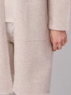 Luxuriose Grobstrickjacke Aus Bio-Kaschmir