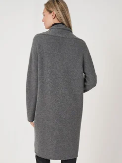 Luxuriose Grobstrickjacke Aus Bio-Kaschmir