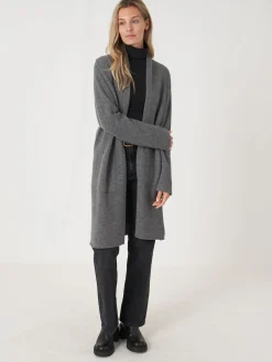 Luxuriose Grobstrickjacke Aus Bio-Kaschmir