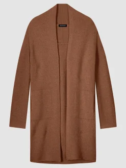 Luxuriose Grobstrickjacke Aus Bio-Kaschmir