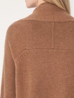 Luxuriose Grobstrickjacke Aus Bio-Kaschmir