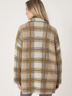 Mänteljacke Mit Karomuster