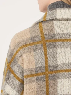Mänteljacke Mit Karomuster
