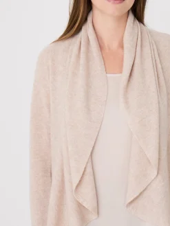 Offene Strickjacke Mit Schalkragen Aus Bio-Kaschmir