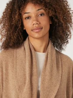 Offene Strickjacke Mit Schalkragen Aus Bio-Kaschmir
